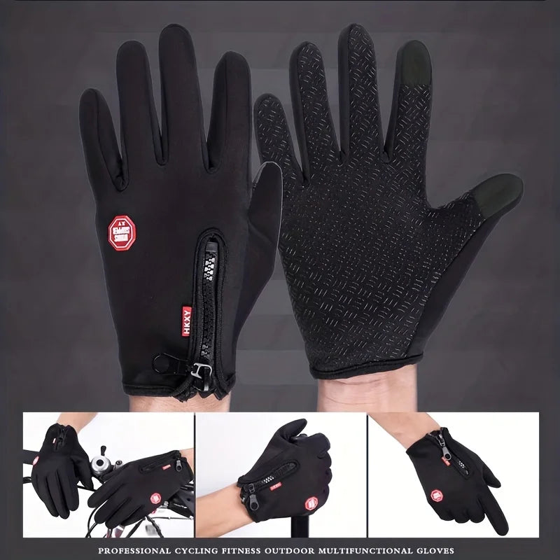 Unisex Winter Touchscreen Gloves – Warm & Non-Slip